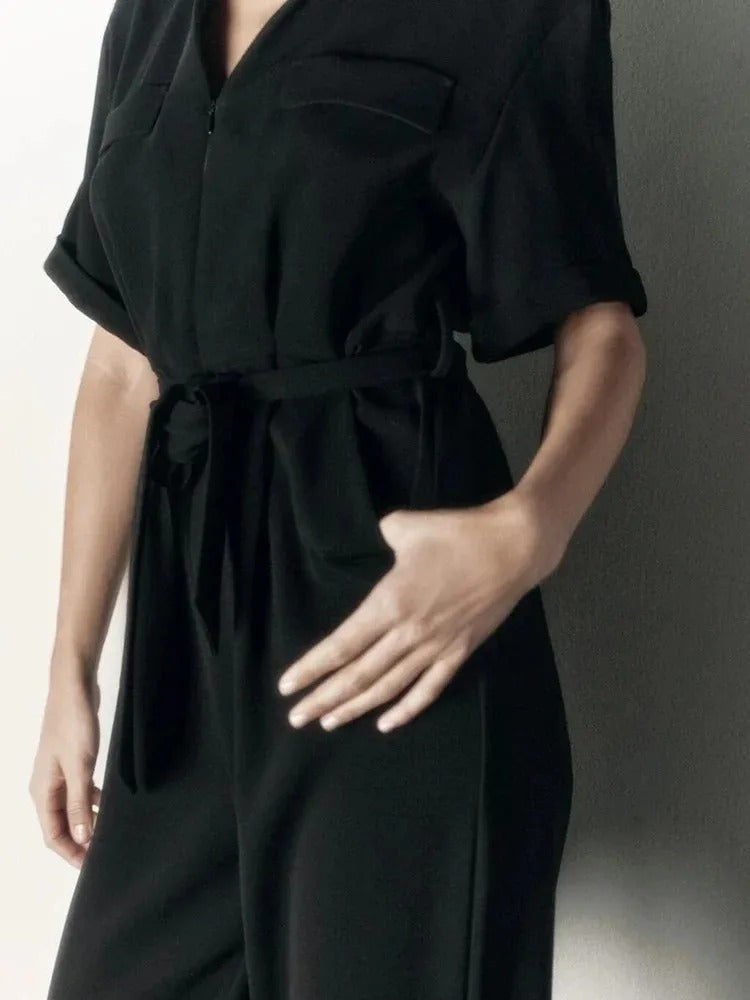 Kurzärmliger Overall für Frauen