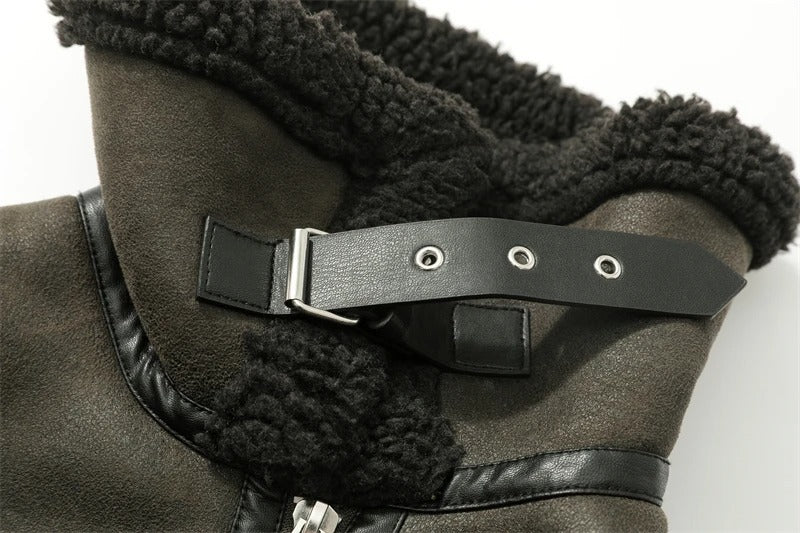 Doppelseitige Fleecejacke für Frauen