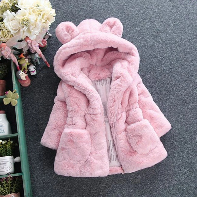Winterjacke aus Fleece für Kinder