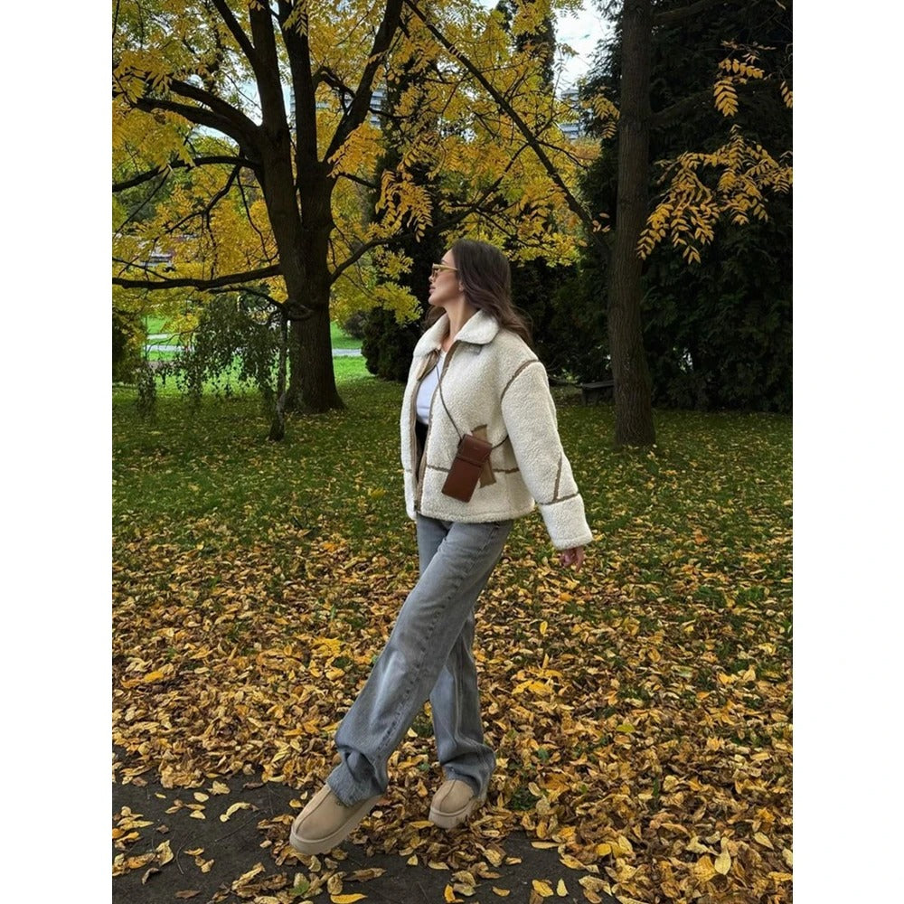 Zweireihige Reversjacke für Frauen