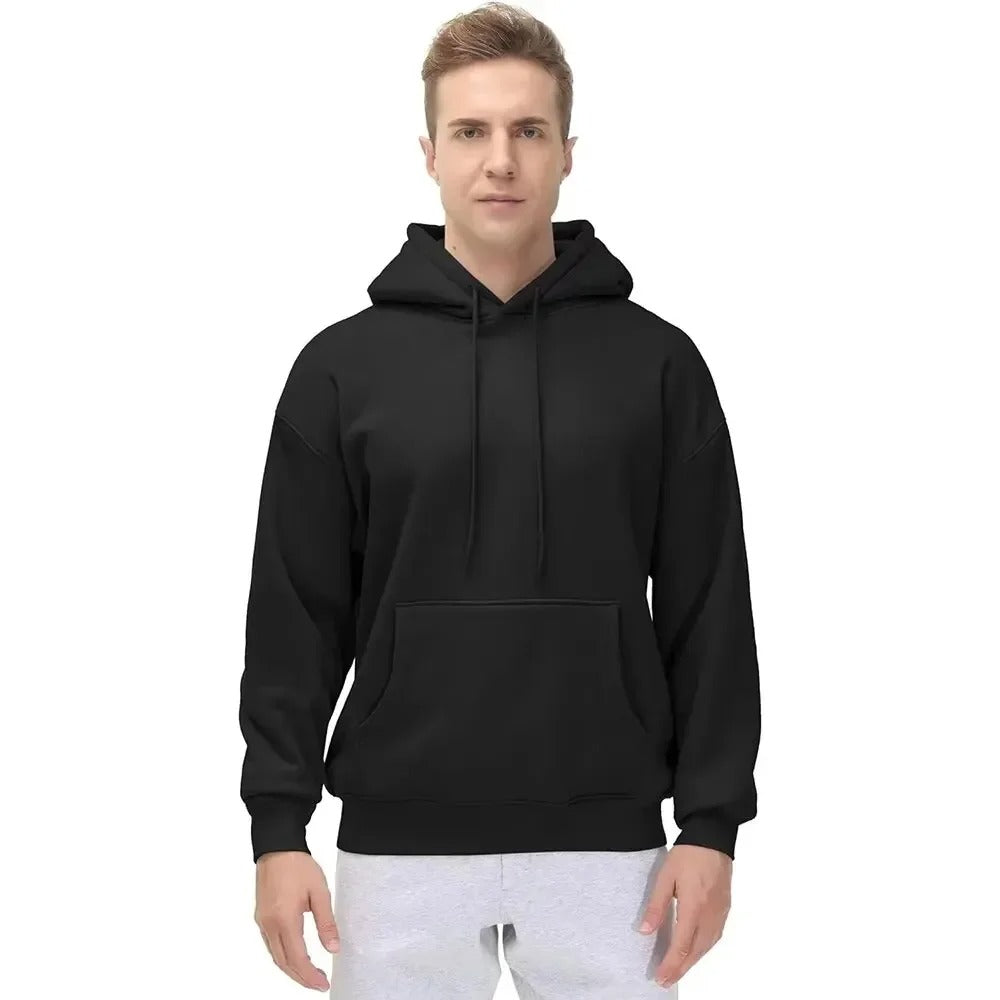 Heren Lässige Oversize-Kapuzenpullover