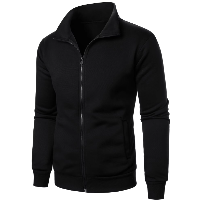 Freizeitjacke für Herren mit Stehkragen und Reißverschluss
