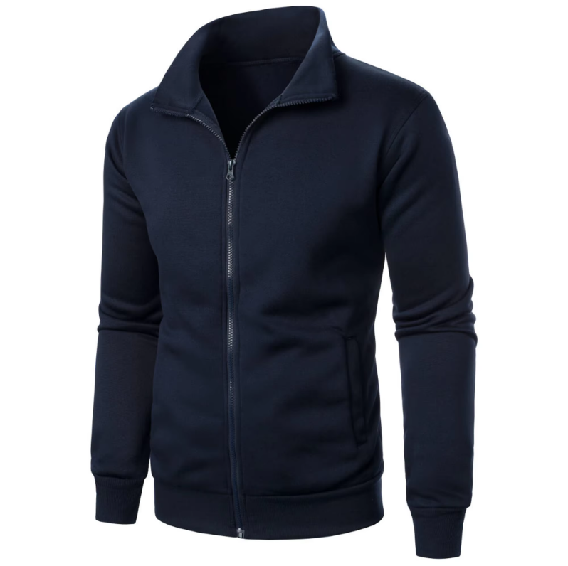 Freizeitjacke für Herren mit Stehkragen und Reißverschluss