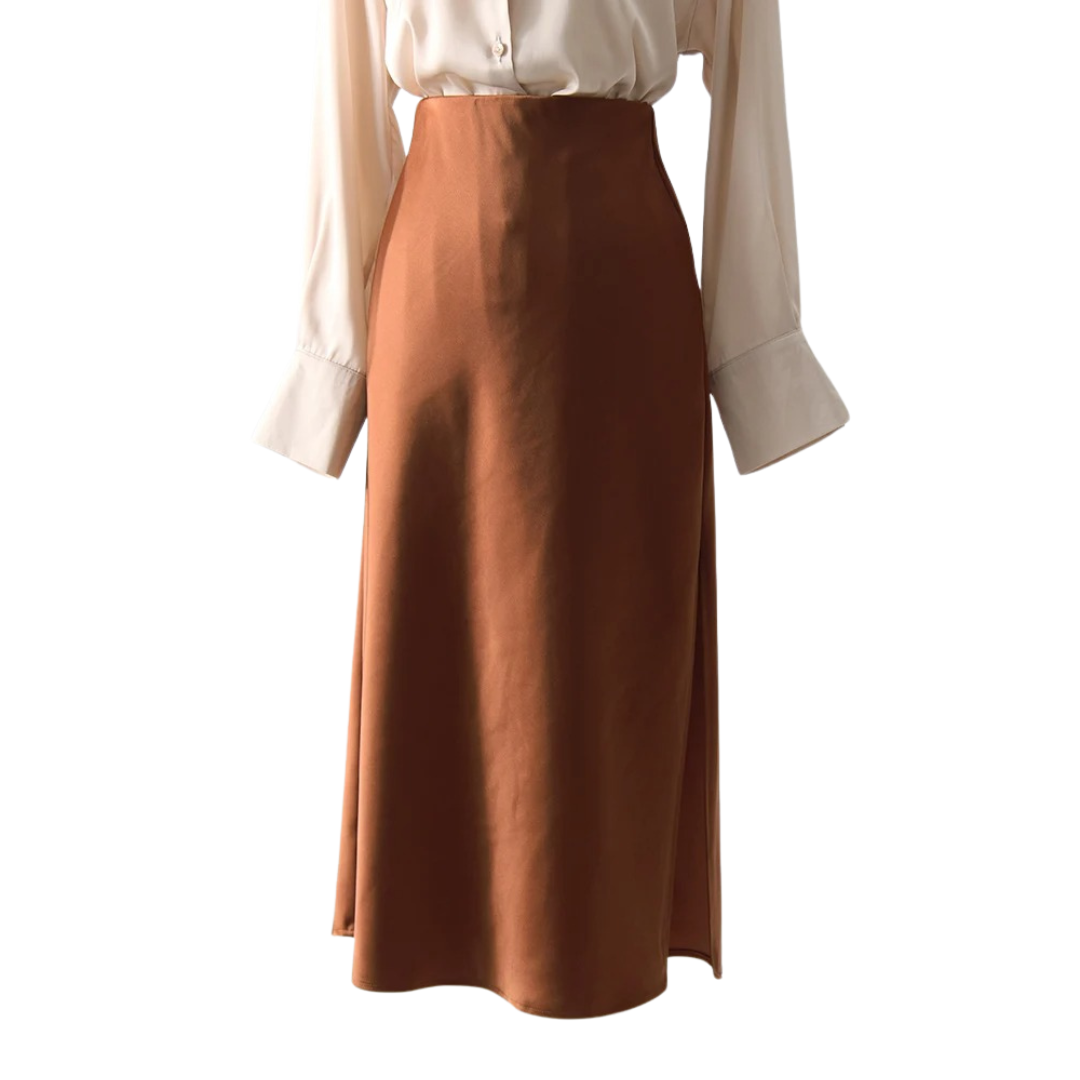 A-Linie Büro-Seitenrock für Damen