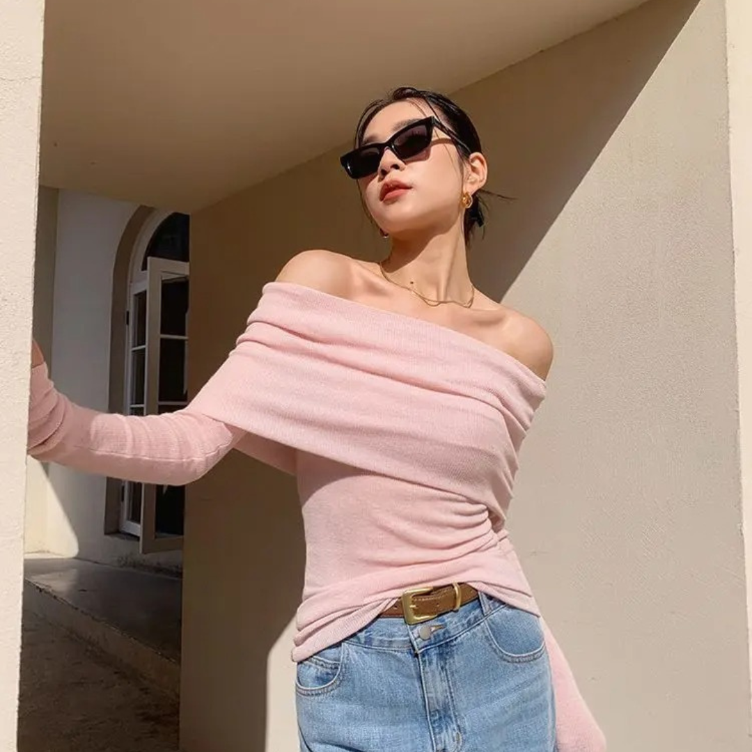 Strickrollkragenpullover für Damen