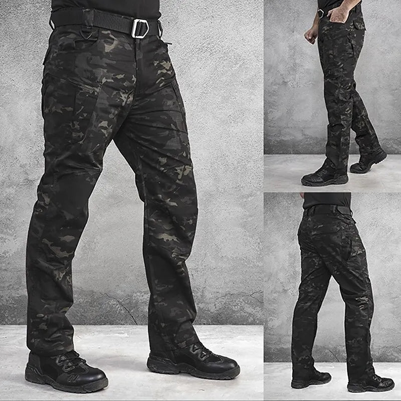 Variant image for Herren Cargohose Taktisch Baumwolle Funktional Mit Vielseitigen Taschen-1