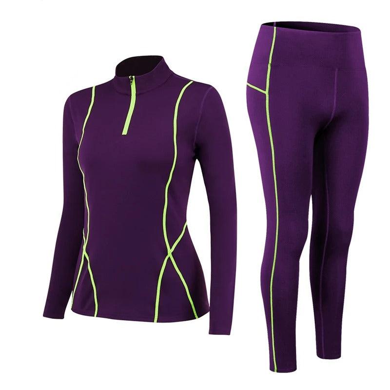 Damen Fitness Shaping Elastische Unterwäsche Set