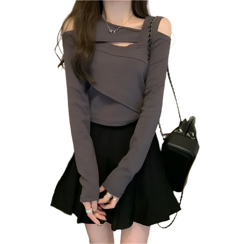 Ausgehöhltes T-Shirt für Frauen