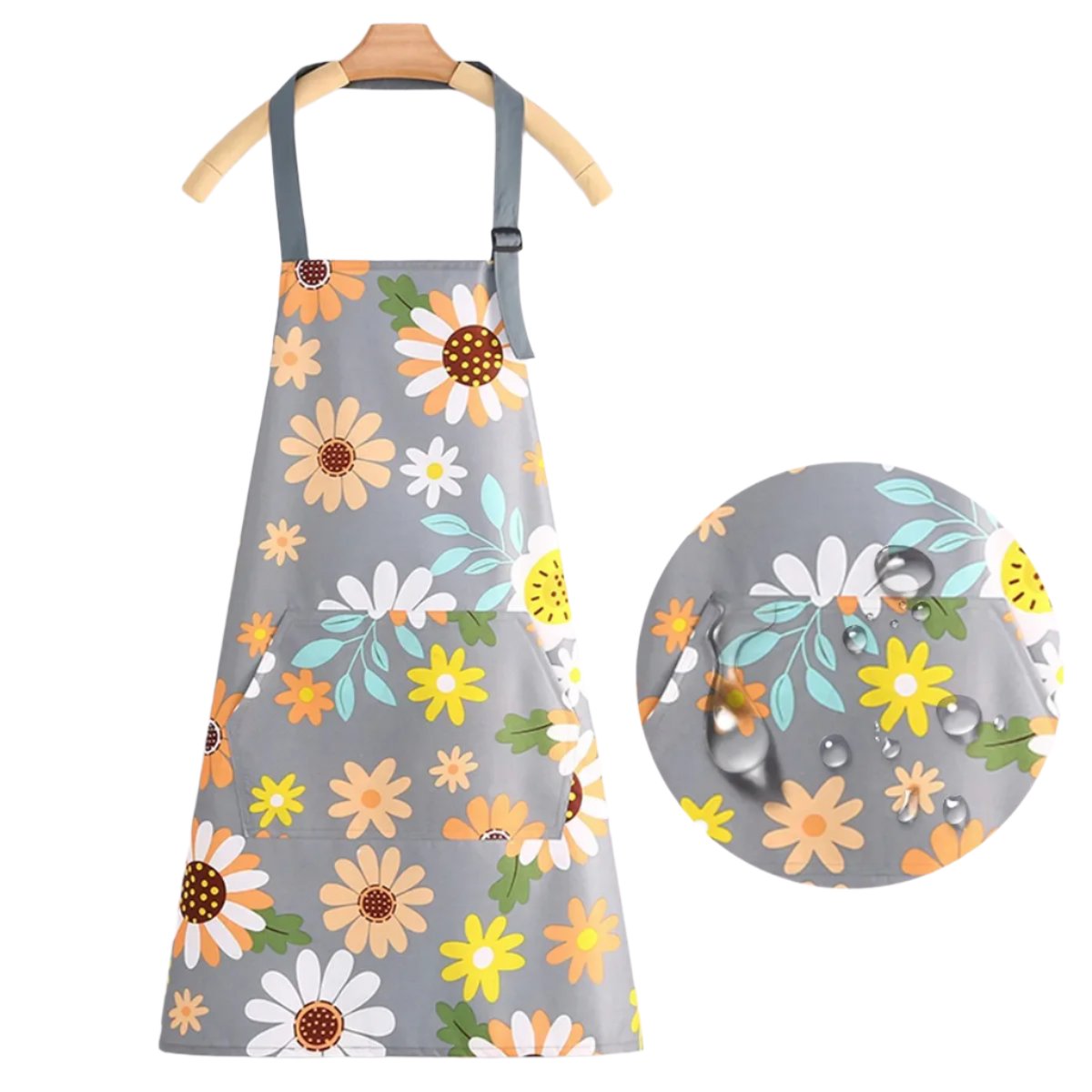 Wasserdichte Schürze aus Baumwollsegeltuch