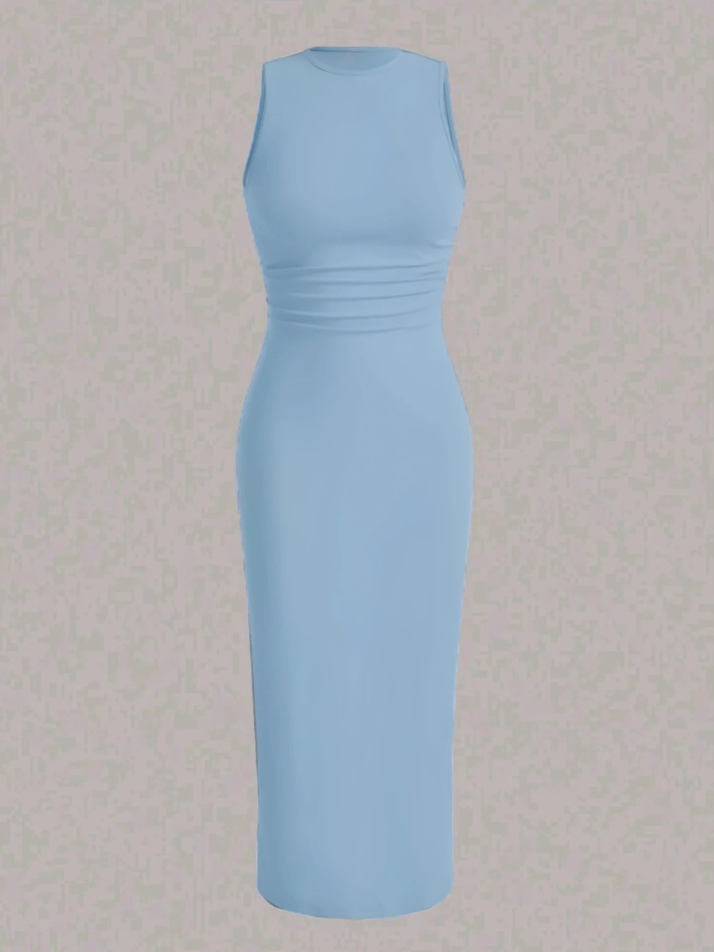 Kleid mit faltiger Taille für Frauen