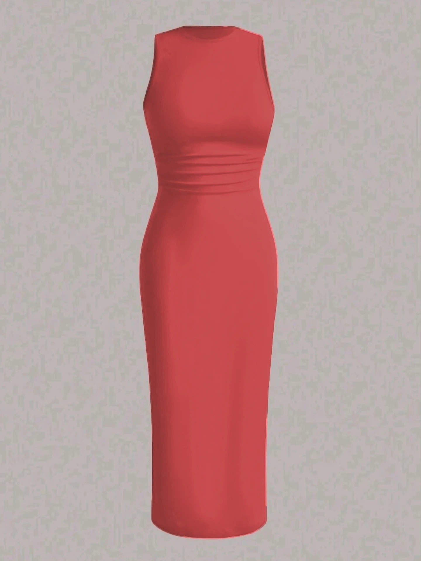 Kleid mit faltiger Taille für Frauen