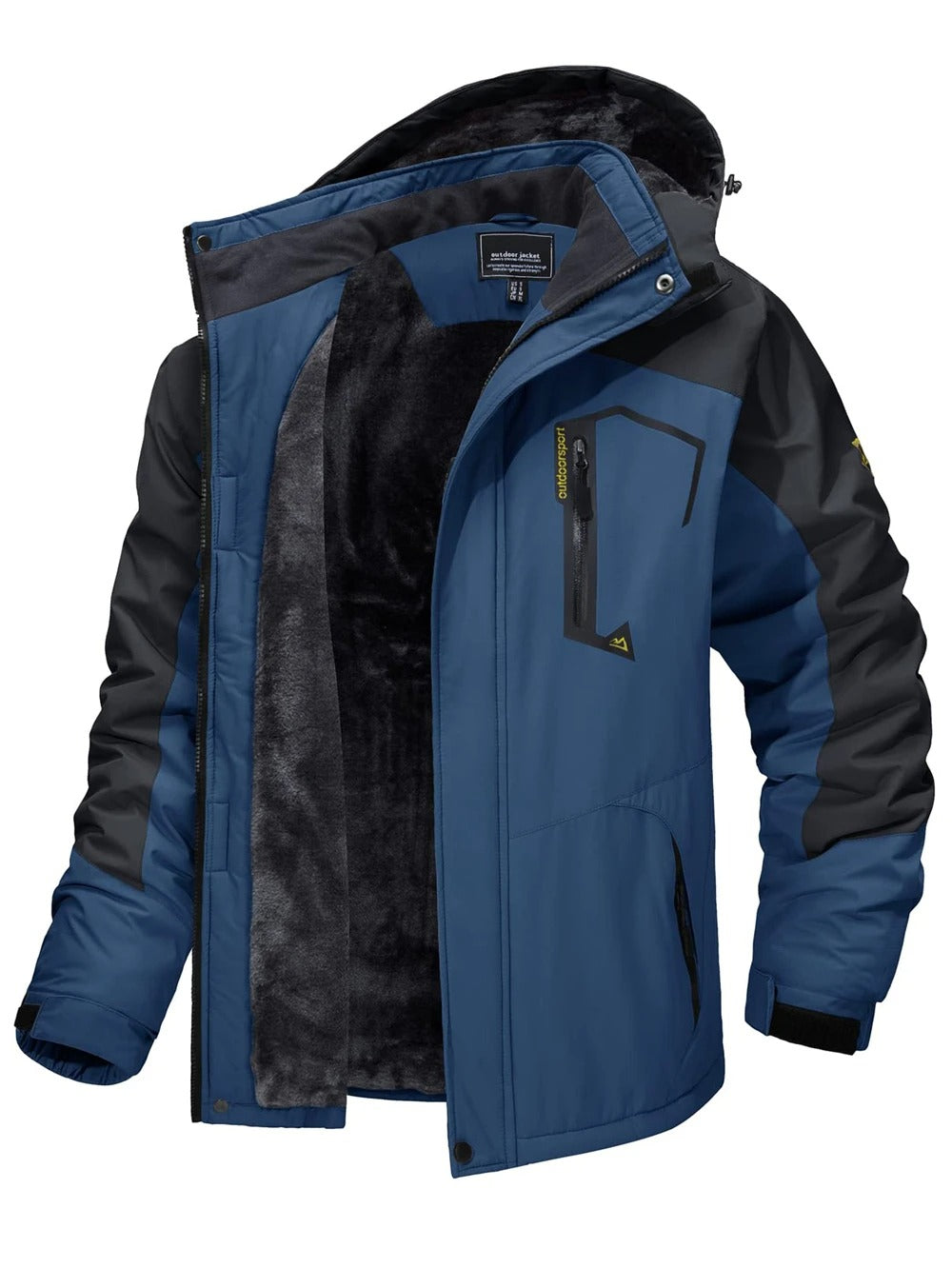 Heren Fleece Skijacke