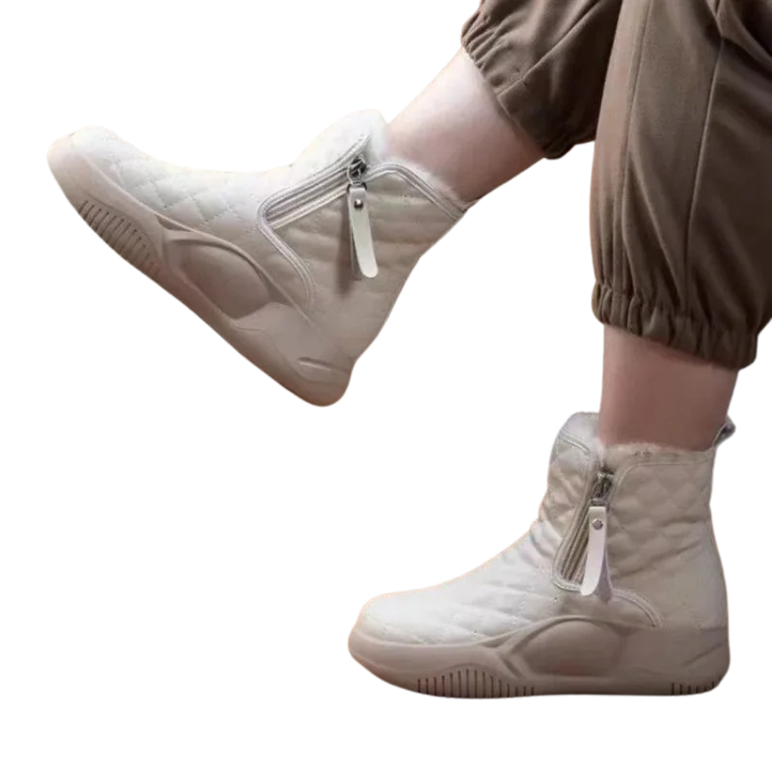 Winter-Schneestiefel mit dickem Boden