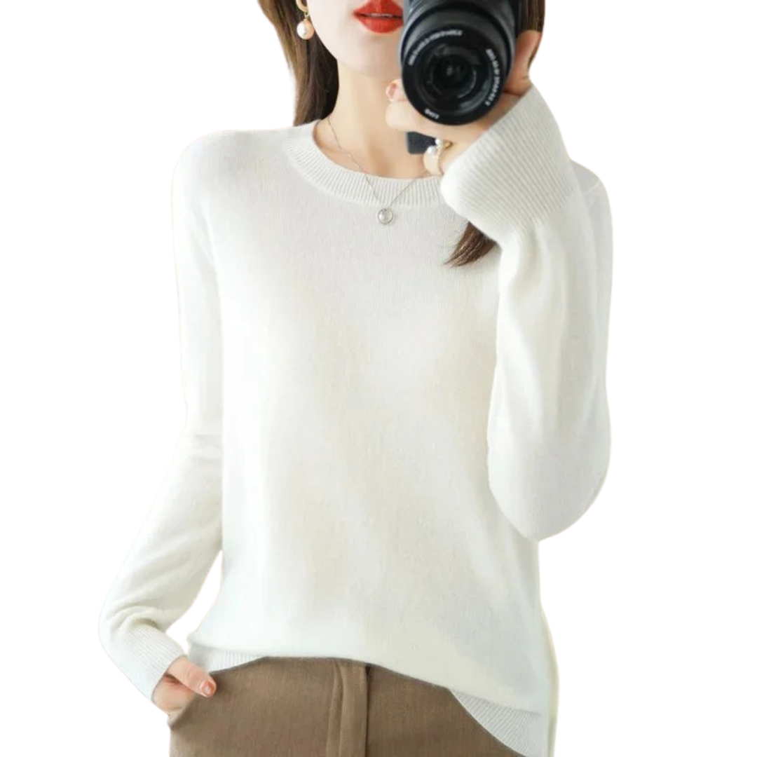 Lässiger Strickpulli für Frauen