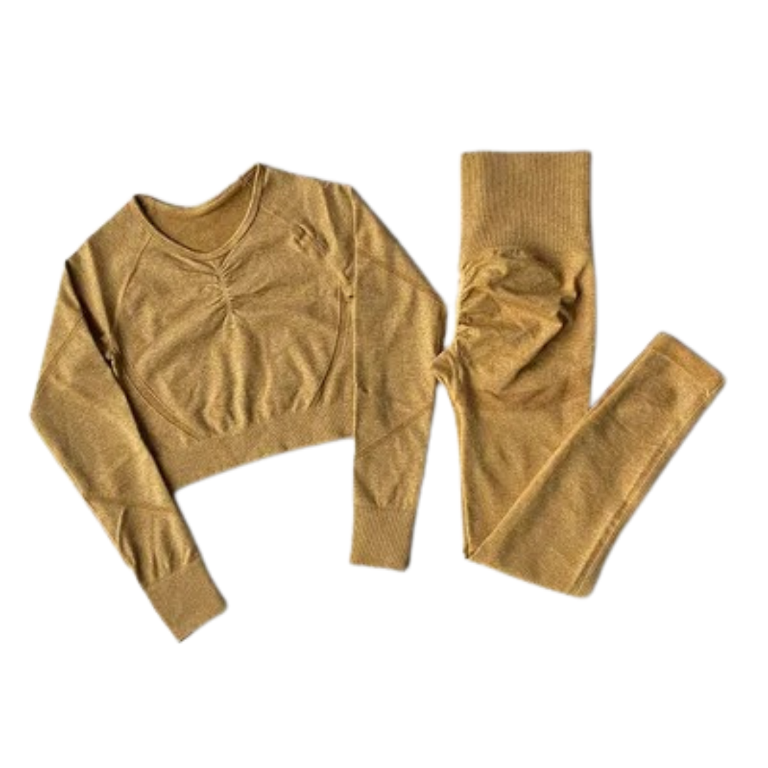 Nahtloses Yoga-Set für Frauen