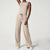 Damen Jumpsuit Luftig Bequem Mit Gürtel Aus Atmungsaktivem Polyester-1