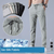 Herren Jeans Blau Dehnbar Slim Fit Baumwollmischung-1
