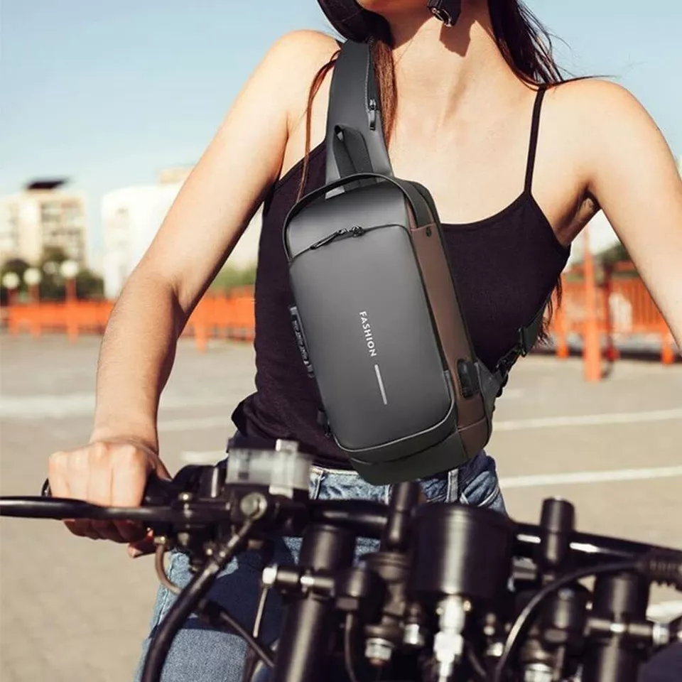 Unisex Rucksack mit Diebstahlschutz
