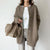 Damen Strickjacke Langarm Knopfverschluss Baumwoll-Acryl-Mischung 1