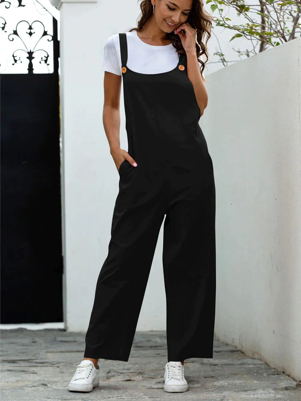 Variant image for Damen Jumpsuit Elegant Luftig Atmungsaktiv für Sommer-19