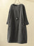 Variant image for Damen Kleid Langarm Elegant Cord für Festliche Anlässe-7