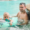 Baby Schwimmtrainer 360° Schutz Verstellbar Blau Sicheres Wassererlebnis-1