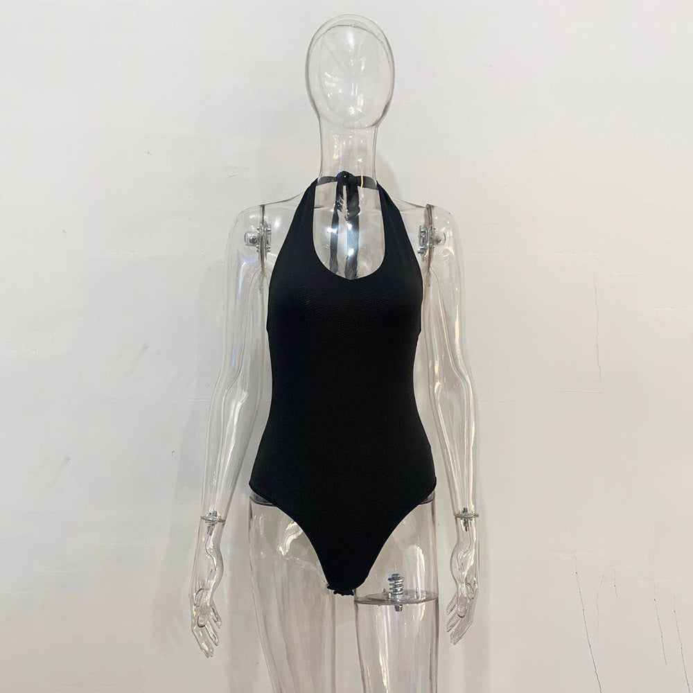 Damen Jumpsuit Rückenfrei Festlich Elegante Sommermode aus leichtem Material-6