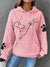Damen Hoodie Bequemer Fleece Stil Atmungsaktives Material 3