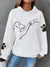 Damen Hoodie Bequemer Fleece Stil Atmungsaktives Material 4