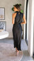 Damen Abendkleid One-Shoulder Satin Elegantes Cocktailkleid für Festliche Anlässe-5