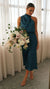 Variant image for Damen Abendkleid One-Shoulder Satin Elegantes Cocktailkleid für Festliche Anlässe-21