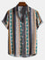 Variant image for Herren Sommer Hemd Vintage Look Leicht Baumwolle Kurzarm-19