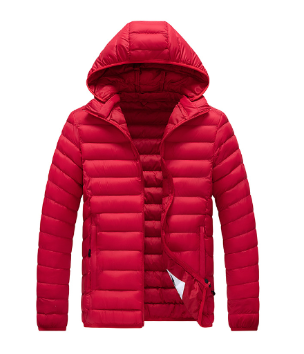 Leichte Kapuzen-Pufferjacke für Frauen