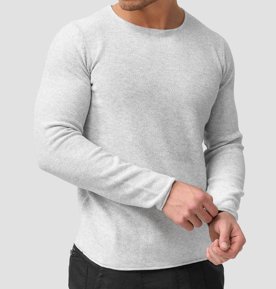 Herrenpullover Zipper Stil 100% Baumwolle Italienisches Design-1