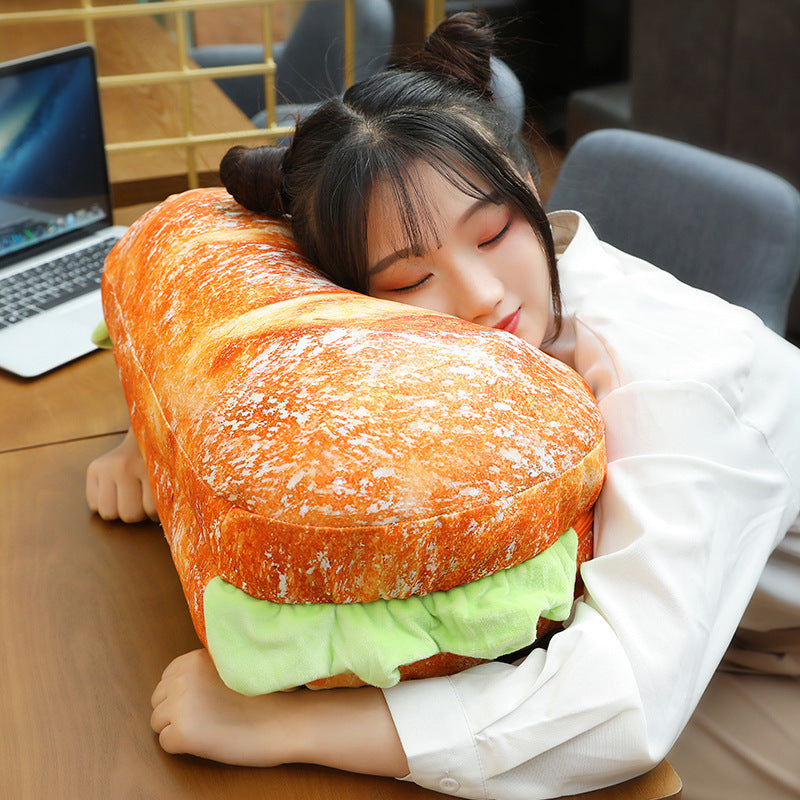 2-in-1 Sitzkissen Stuhl mit Hamburger-Design für Komfort und Entspannung 3