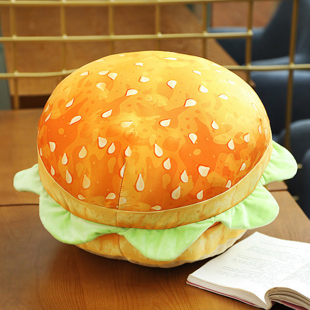 2-in-1 Sitzkissen Stuhl mit Hamburger-Design für Komfort und Entspannung 6