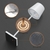 Kabellose Tischlampe LED Weiß Modern Elegantes Design für Innen- und Außenbereich-5