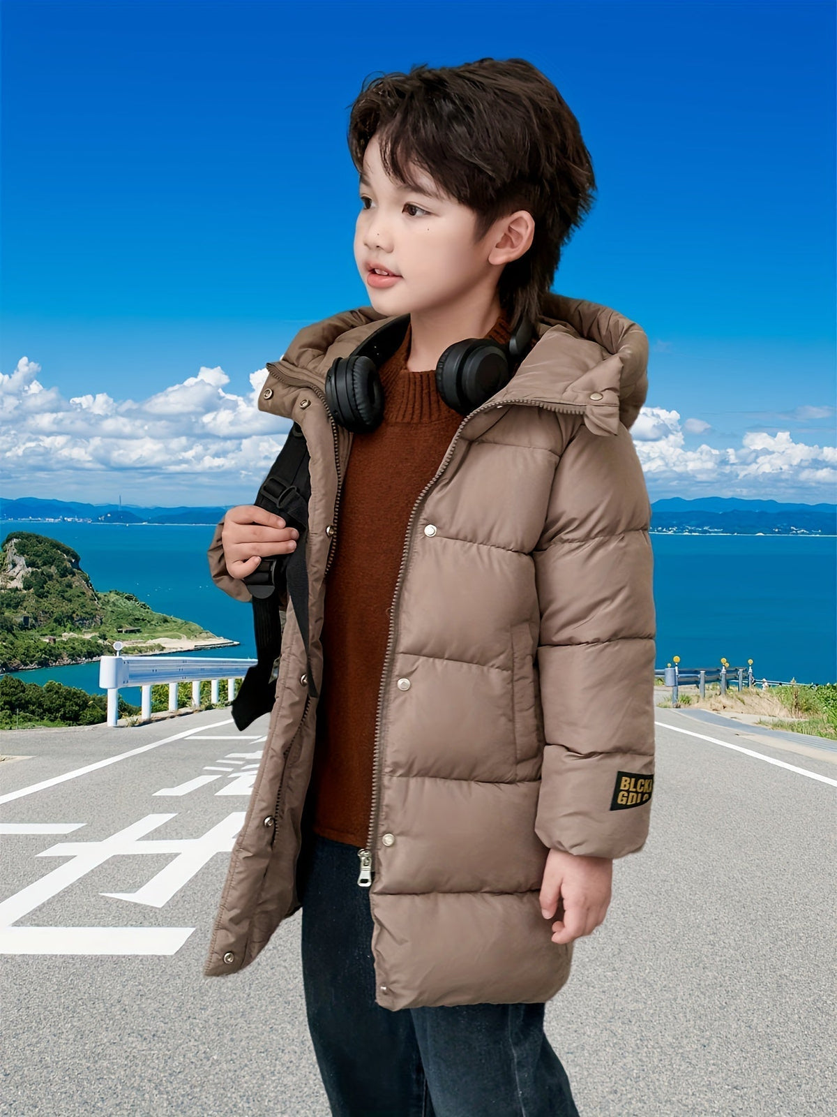 Variant image for Jungenjacke 116 Halblang Mit Reißverschluss Modernes Design Atmungsaktiv-11