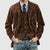 Herren Jacke Cordjacke Klassischer Stil 100% Baumwolle-4