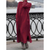 Variant image for Damen Maxi Kleid Elegantes Design Bequem Warmer Stoff-15