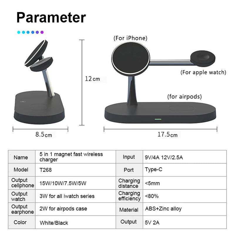 3-in-1 Ladestation für iPhone, Watch und AirPods 8