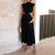 Variant image for Damen Kleid Gestreift Ärmellos Baumwolle Sommer Elegant-9