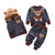 3-teiliges Set für Kleinkinder – Weiche Sweatshirt, Hose und Kapuzenjacke 0