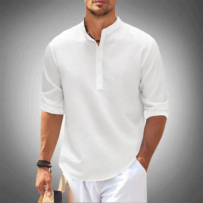 Variant image for Herren Hemd Langarm Elegantes Design Hochwertige Baumwolle-1