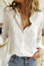 Damen Bluse Elegante V-Ausschnitt mit Stickereien-1
