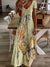 Variant image for Damen Kleid V-Ausschnitt Schmetterlingsdruck Leicht Polyester für Sommerveranstaltungen-9