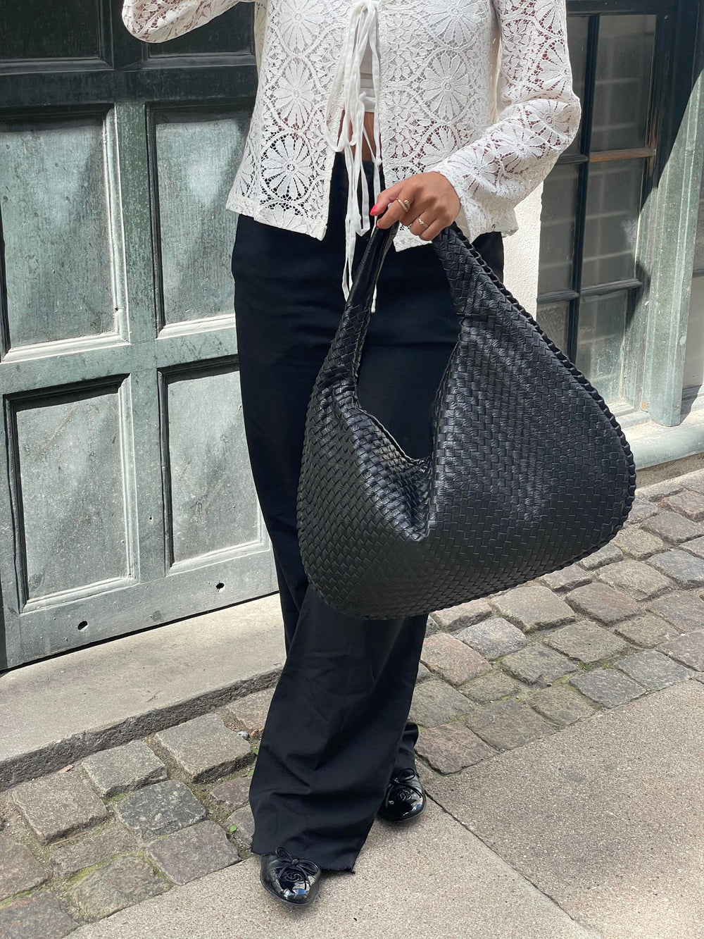 Damen Einkaufstasche Shopper Praktisch Wasserabweisendes Polyester 2