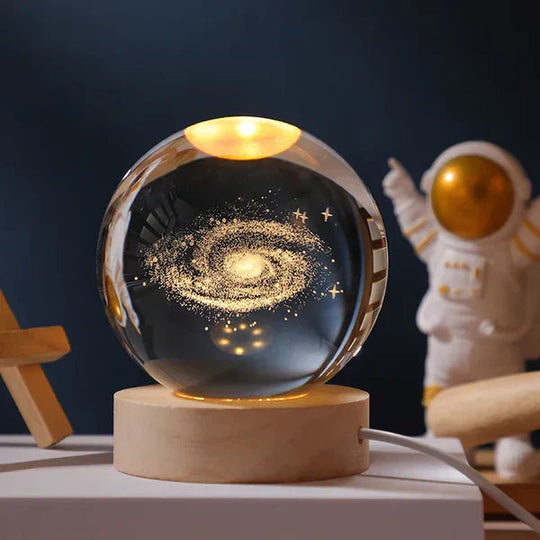 3D-Kristallkugel mit LED-Beleuchtung für Dekoration 2