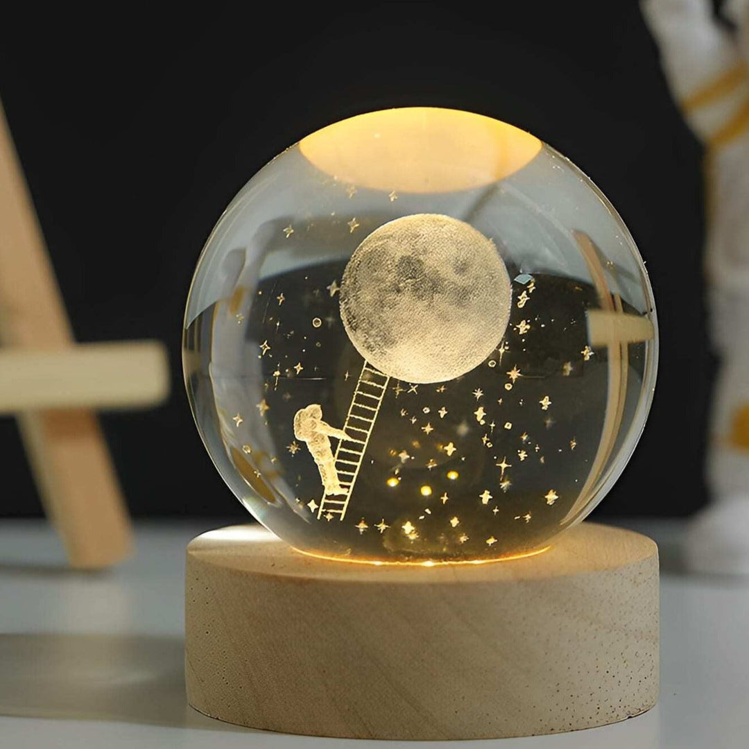 3D-Kristallkugel mit LED-Beleuchtung für Dekoration 8