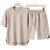 Variant image for Herren Set Zweiteilig Sommerstil Baumwollmischung-7